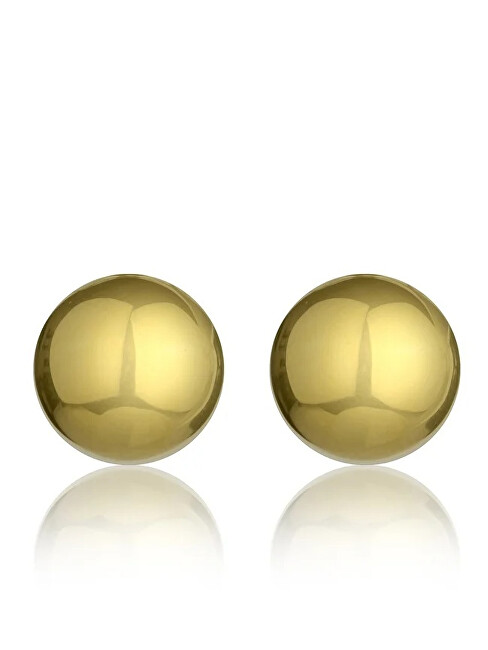 Marc Malone Pozlacené ocelové náušnice Carter Gold Earrings MCE24036G