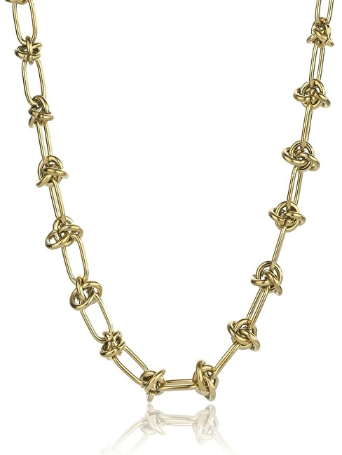 Marc Malone Pozlacený náhrdelník z oceli Jordan Gold Necklace MCN24011G