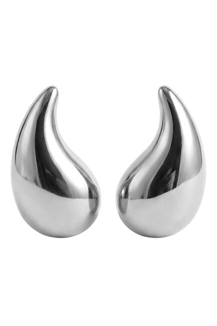 Marc Malone Oslnivé ocelové náušnice Tear Drop MCE260876S stříbrná