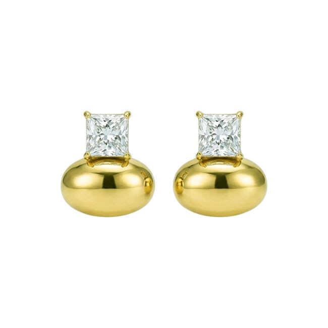 Marc Malone Pozlacené moderní náušnice Promise Earrings MCE260684G