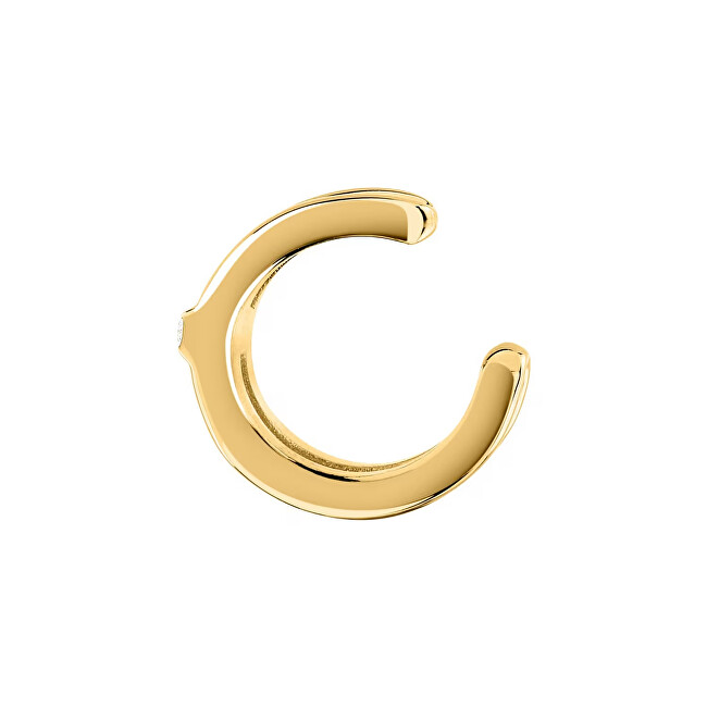 Morellato Dvojitá pozlacená single záušnice s krystaly Earcuff SAUP40