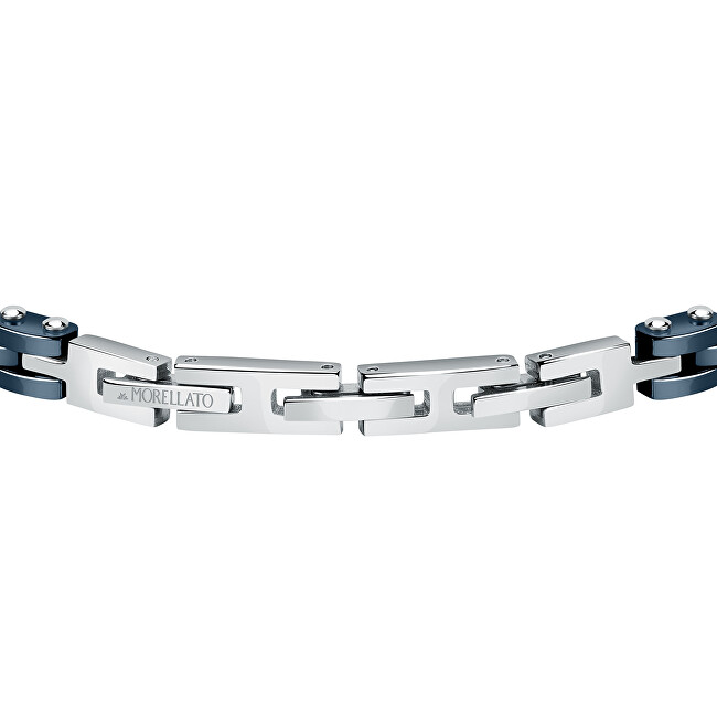 Morellato Nadčasový pánský bicolor náramek s diamanty Diamonds SAUK04