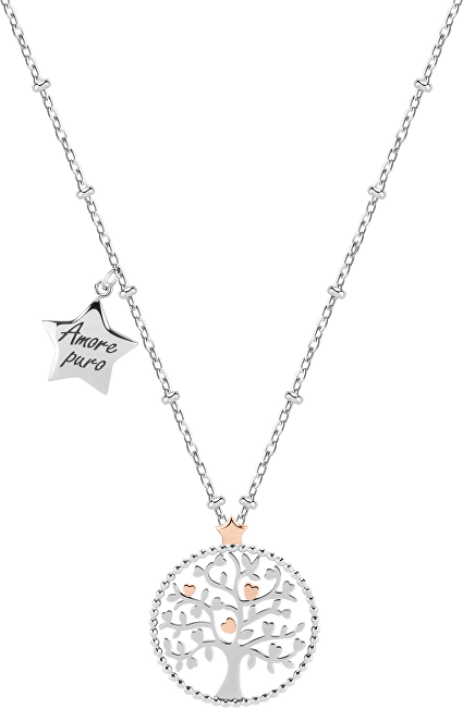 Morellato Ocelový náhrdelník Green Tree of Life Talismani SAQE11