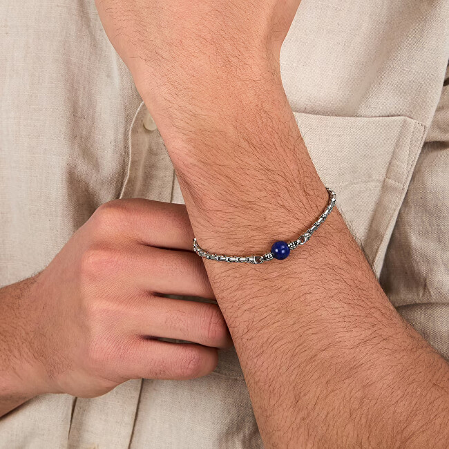 Morellato Pánský náramek s Lapis Lazuli Pietre S1749