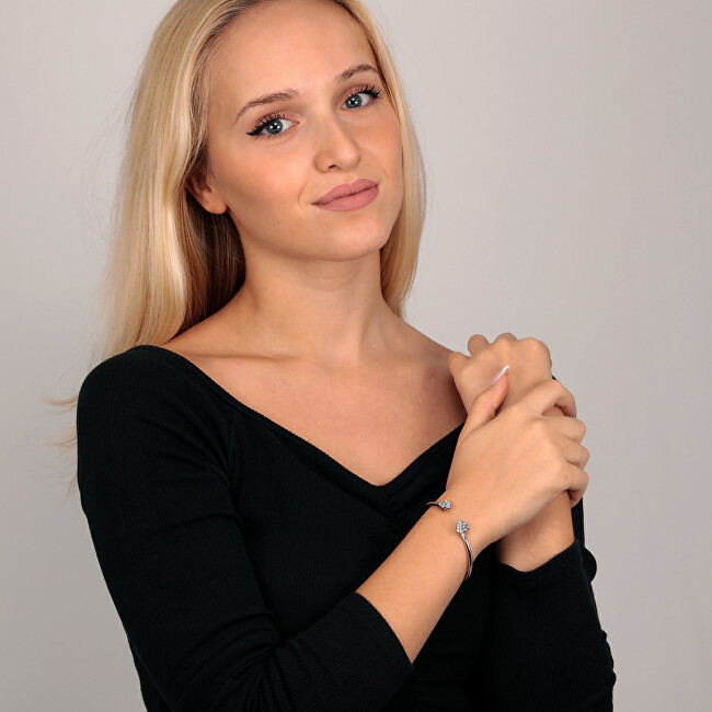 Morellato Romantický pevný náramek s krystaly Passioni SAUN01