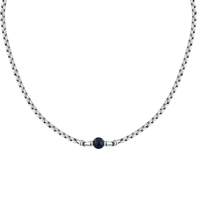 Morellato Ocelový náhrdelník s Lapis Lazuli Pietre S1745