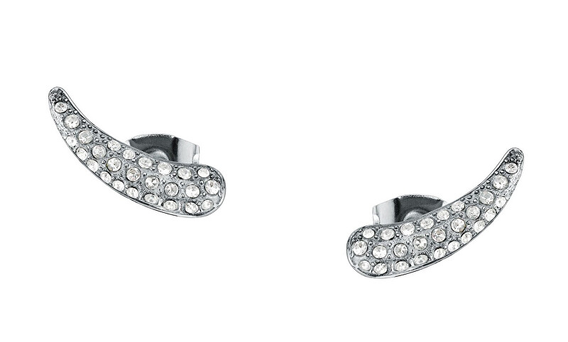 Morellato Třpytivé podélné náušnice z oceli Design SAYP12