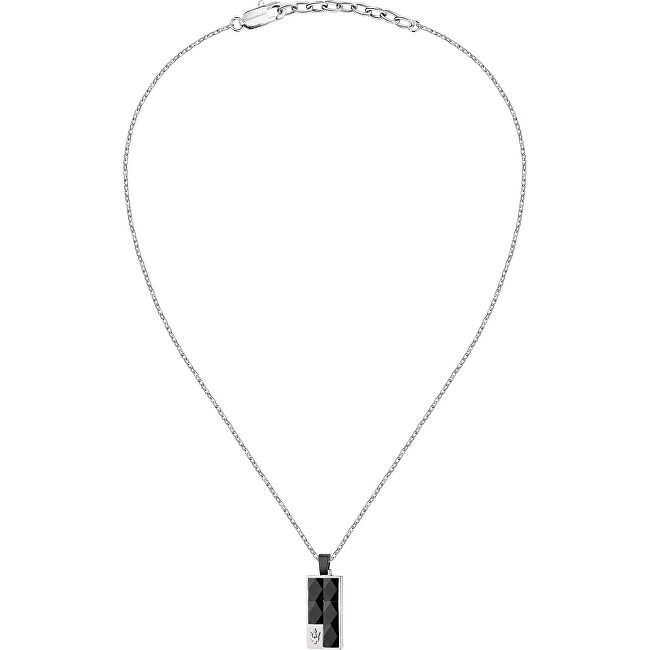 Maserati Fashion pánský ocelový náhrdelník Ceramic JM423ATZ27
