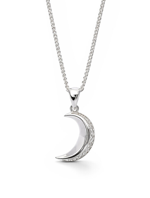 Oliver Weber Stříbrný náhrdelník Půlměsíc Selene 61288 (řetízek, přívěsek)