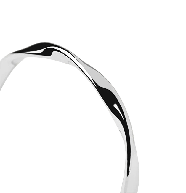 PDPAOLA Minimalistický stříbrný prsten SPIRAL Silver AN02-804
