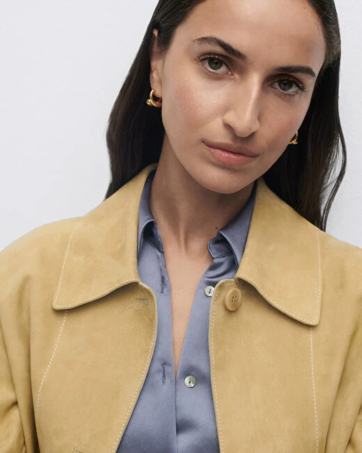 PDPAOLA Moderní pozlacené náušnice Loop Hoops Essentials AR01-C85-U
