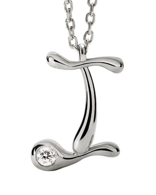 PDPAOLA Stříbrný náhrdelník písmeno "I" Initial CO02-B82-U (řetízek, přívěsek)