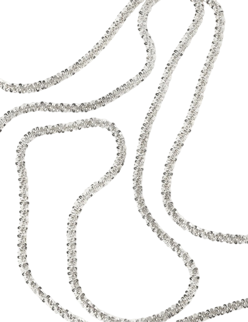PDPAOLA Třpytivý stříbrný řetízek Sparkle Essentials CO02-905-U