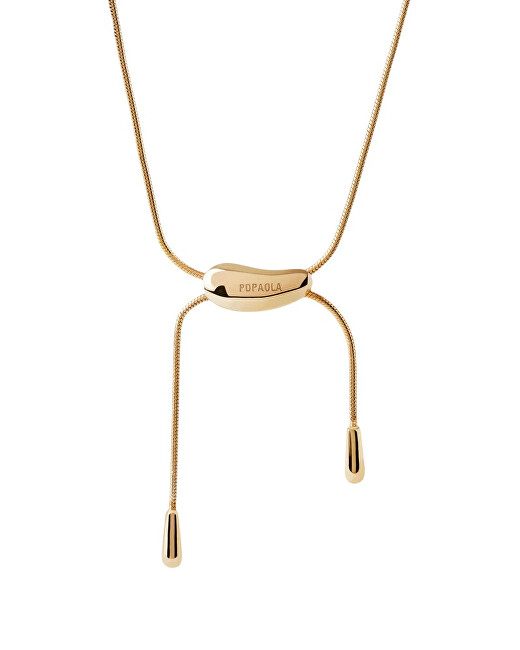 PDPAOLA Luxusní pozlacený náhrdelník Rodeo Slider COB1-B23-U