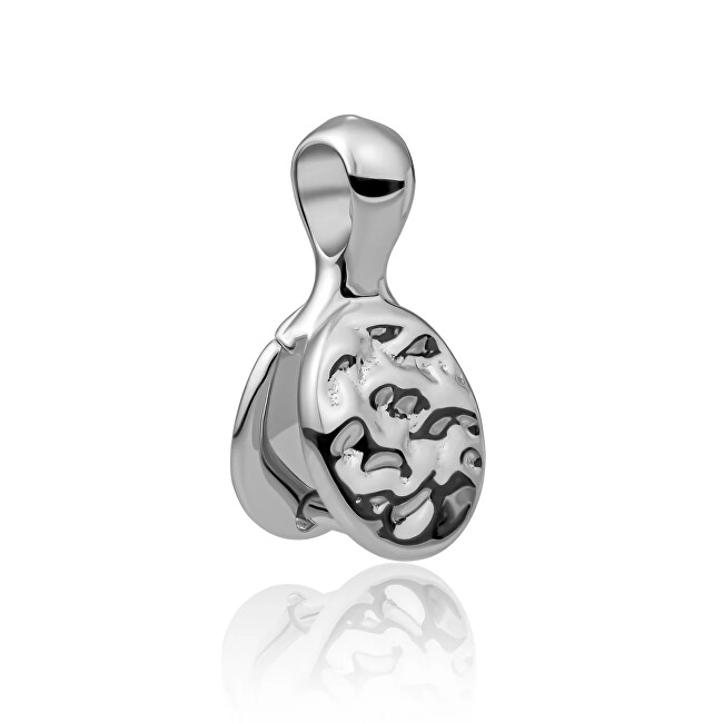 Sparkling Stříbrný přívěsek s mačkaným designem PENS26