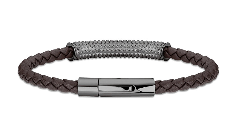 Police Stylový kožený náramek Hardware PEAGB2214903