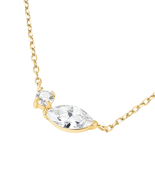 Rosefield Elegantní ocelový náhrdelník s krystaly JNMSG-J1306