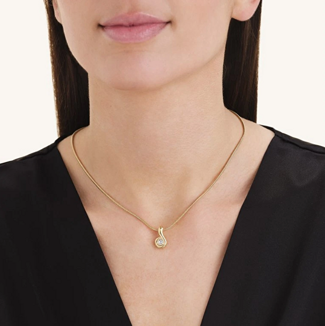Rosefield Elegantní pozlacený náhrdelník Wave JNWPG-J1307