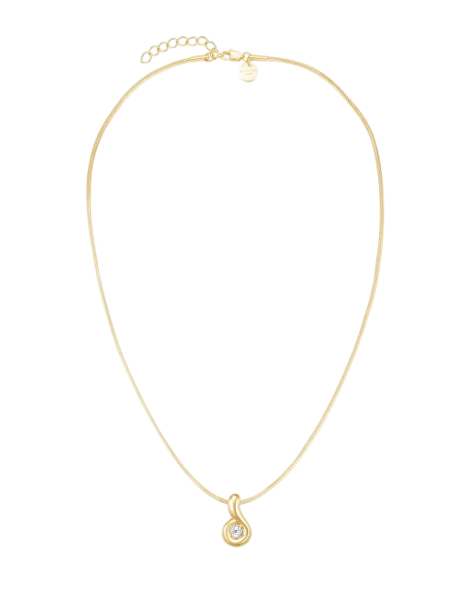Rosefield Elegantní pozlacený náhrdelník Wave JNWPG-J1307