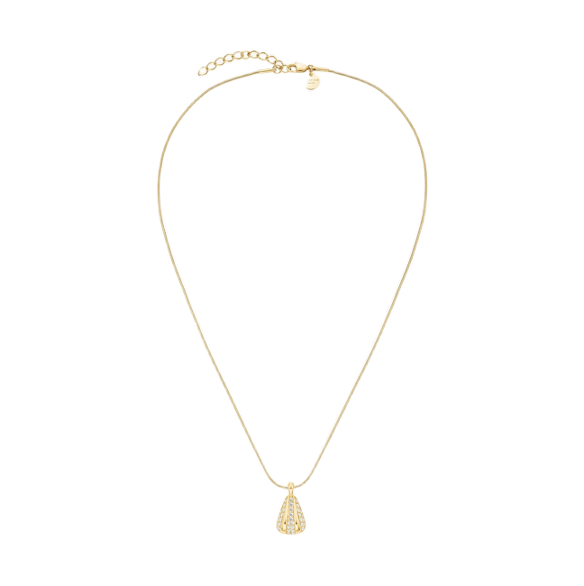 Rosefield Elegantní pozlacený náhrdelník s krystaly Pavé JNPSG-J1231