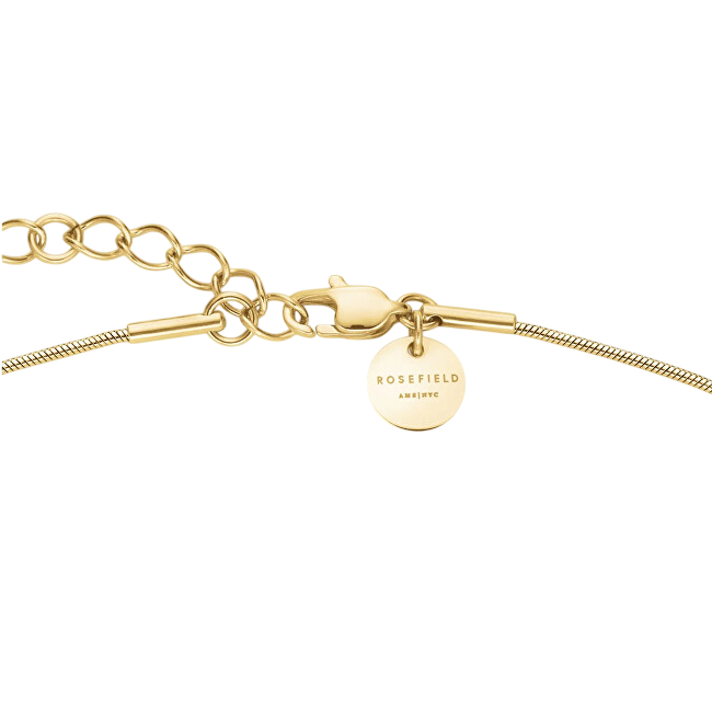 Rosefield Elegantní pozlacený náhrdelník s krystaly Pavé JNPSG-J1231