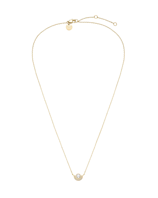 Rosefield Elegantní pozlacený náhrdelník s perlou JNPCG-J1292