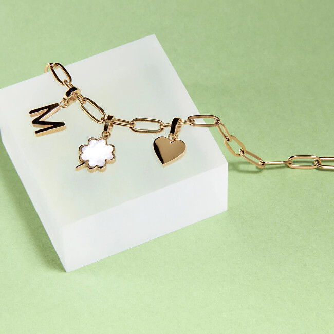 Rosefield Elegantní pozlacený náramek na přívěsky The Pendant JBRCG-J561