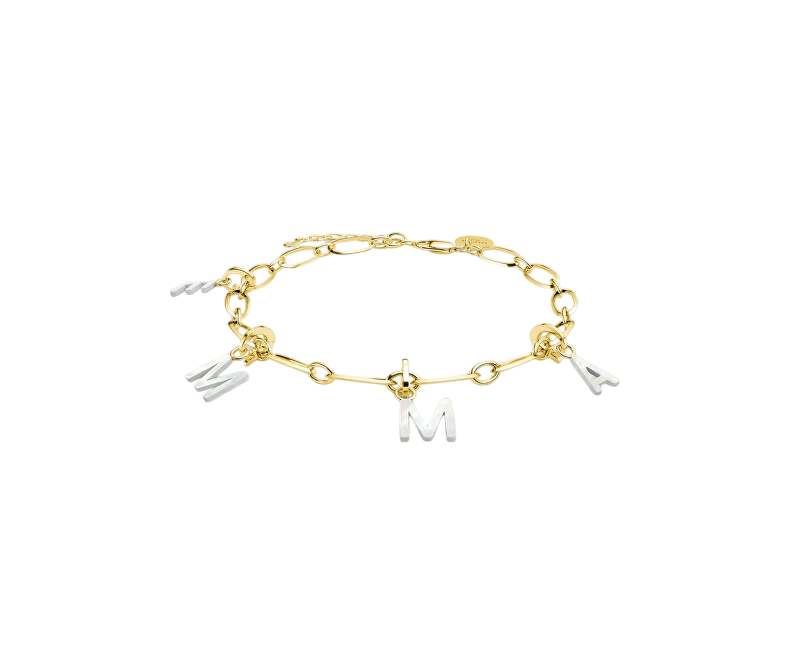 Rosefield Minimalistický pozlacený náramek na přívěsky The Pendant JBOLG-J540
