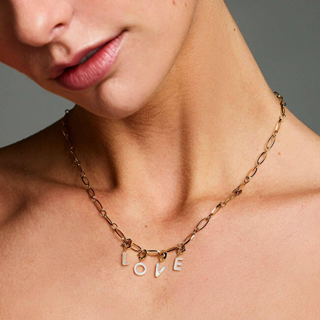 Rosefield Nadčasový pozlacený řetízek na přívěsky The Pendant JNOLG-J543