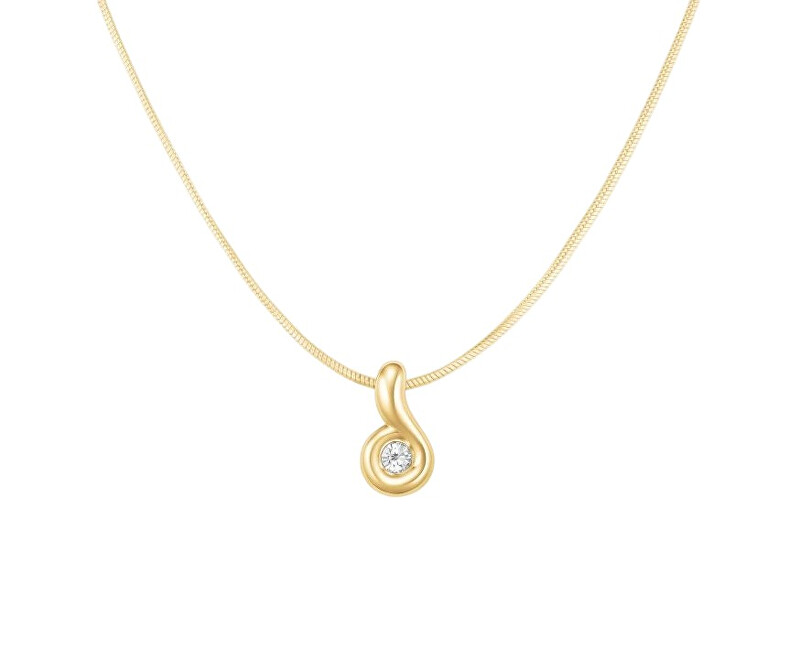 Rosefield Elegantní pozlacený náhrdelník Wave JNWPG-J1307