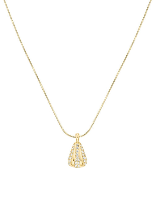 Rosefield Elegantní pozlacený náhrdelník s krystaly Pavé JNPSG-J1231