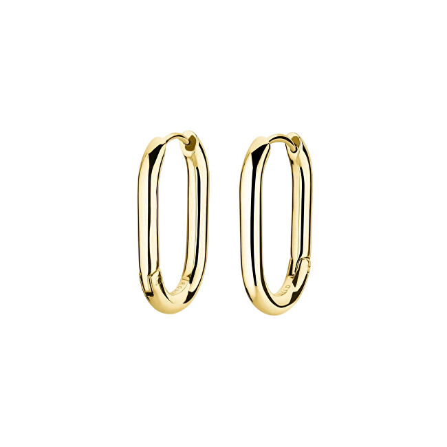 Rosefield Luxusní pozlacené oválné náušnice Essentials JEOLG-J567/JEOSG-J569