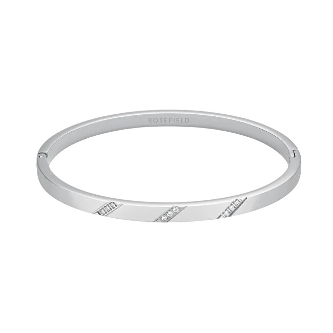 Rosefield Elegantní pevný náramek s krystaly JBLCS-J1044