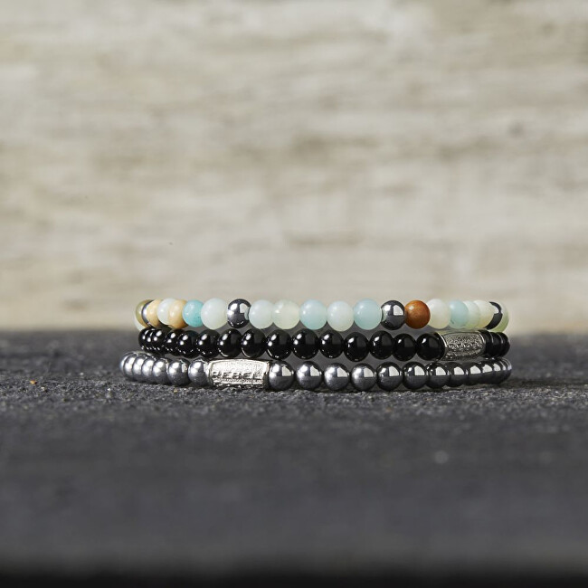 Rebel&Rose Elegantní korálkový náramek Ocean Adventure RR-40086-S
