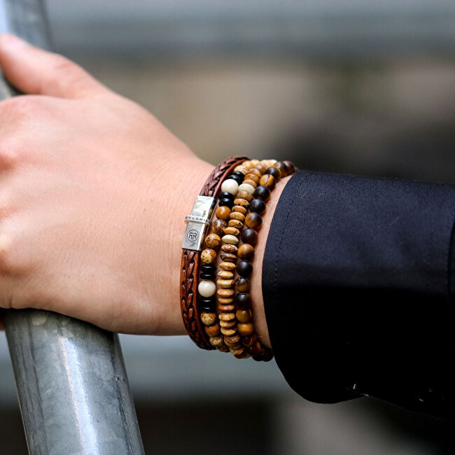 Rebel&Rose Korálkový náramek Tiger Lily RR-60014-S