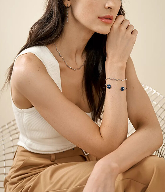 Skagen Fashion ocelový pevný náramek Sea Glass SKJ1811040