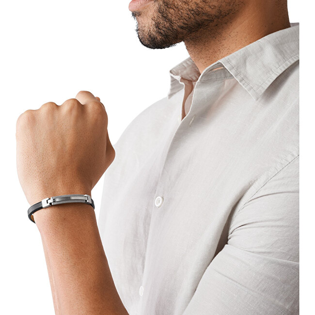 Skagen Kožený náramek pro muže Torben SKJM0208040