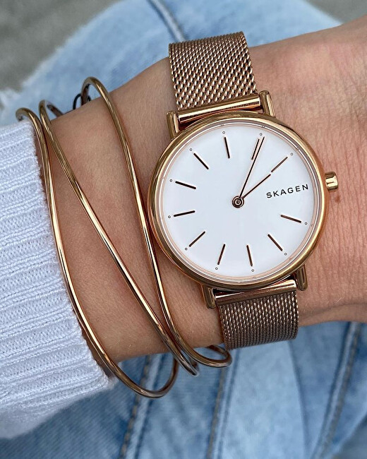 Skagen Pevný pozlacený náramek Kariana SKJ1216710
