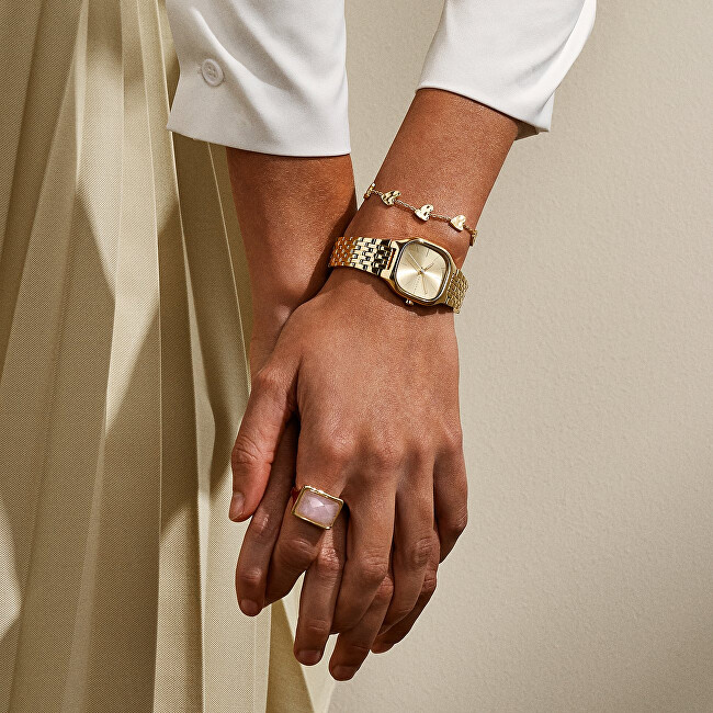 Skagen Pozlacený srdíčkový náramek Anja Hearts SKJ5010710