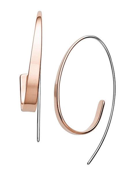 Skagen Luxusní ocelové bicolor náušnice Kariana SKJ1213998