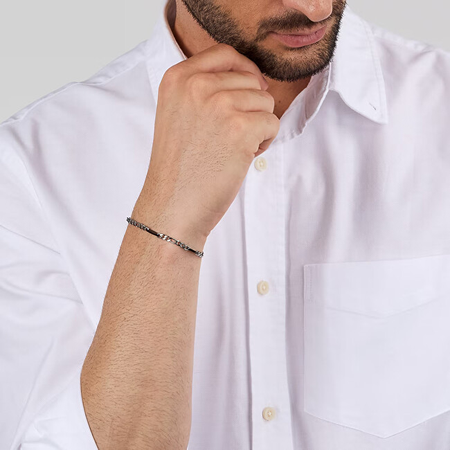Trussardi Bicolor ocelový náramek pro muže T-Steel TJAXV40