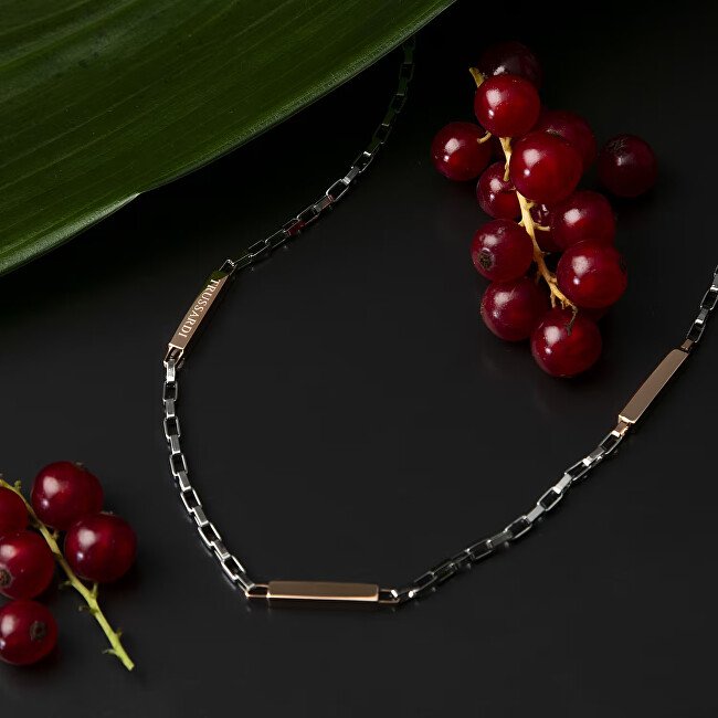 Trussardi Bicolor pánský náhrdelník z oceli T-Steel TJAXV29