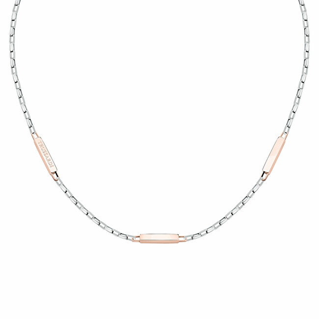 Trussardi Bicolor pánský náhrdelník z oceli T-Steel TJAXV29