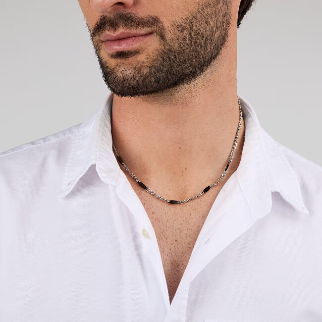 Trussardi Elegantní náhrdelník pro muže z oceli T-Steel TJAXV31