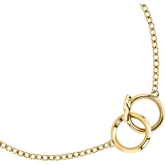 Trussardi Fashion pozlacený náramek T-Heritage TJAXB08