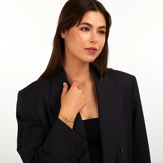 Trussardi Fashion pozlacený náramek T-Heritage TJAXB08