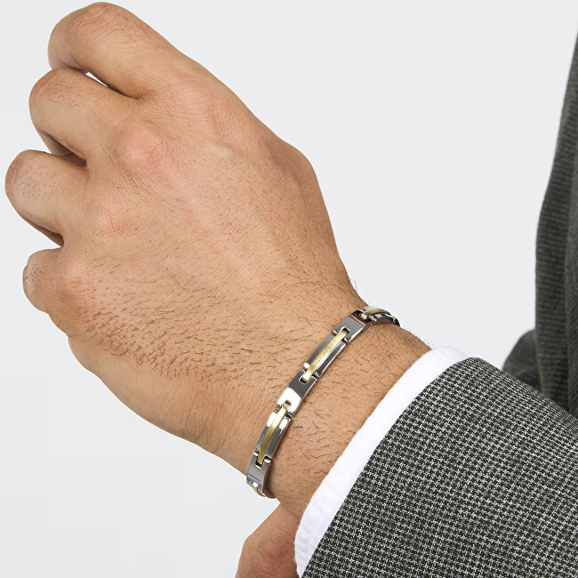 Trussardi Luxusní pánský náramek z oceli T-Steel TJAXV27