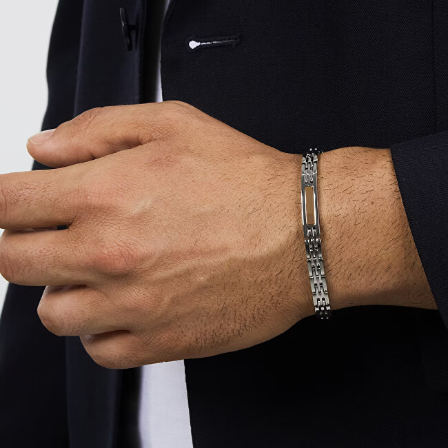 Trussardi Nadčasový bicolor náramek z oceli T-Steel TJAXV34