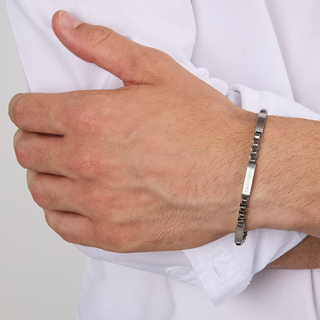 Trussardi Nadčasový náramek pro muže z oceli T-Steel TJAXV37