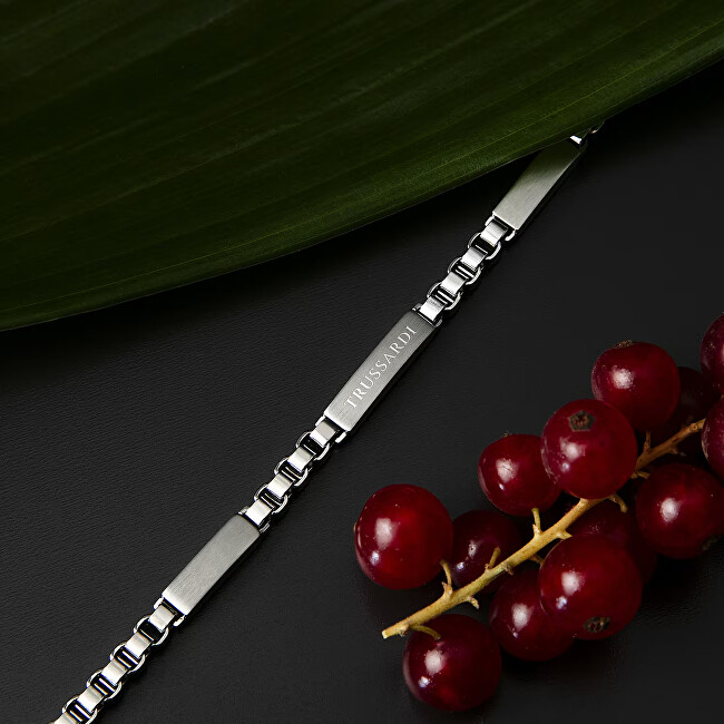 Trussardi Nadčasový náramek pro muže z oceli T-Steel TJAXV37